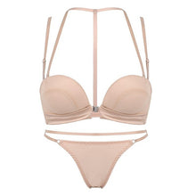 Load image into Gallery viewer, New Sexy Push Up Front Closure Lingerie Set Gathering Seamless Underwear