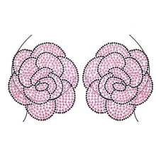 Load image into Gallery viewer, Crystal Stickers Invisible Bra Top Self Adhesive