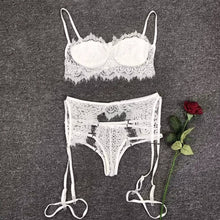 Load image into Gallery viewer, Women Lace Ensemble Soutien