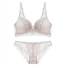 Load image into Gallery viewer, Beauty back no steel ring bra set sexy