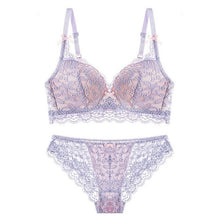 Load image into Gallery viewer, Beauty back no steel ring bra set sexy