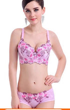 Load image into Gallery viewer, Embroidery  Bra Set Thin Section Sexy Lingerie